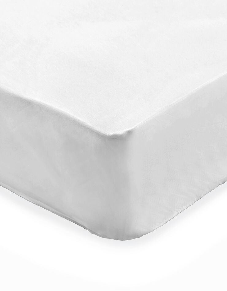 Protège-matelas jetable forme housse - lot de 10 (blanc)