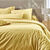 Linge de lit uni - coton bio** (miel)