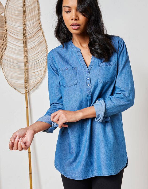 Tunique denim léger  (stone)
