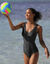 Maillot de bain 1 pièce uni Solaro (noir)