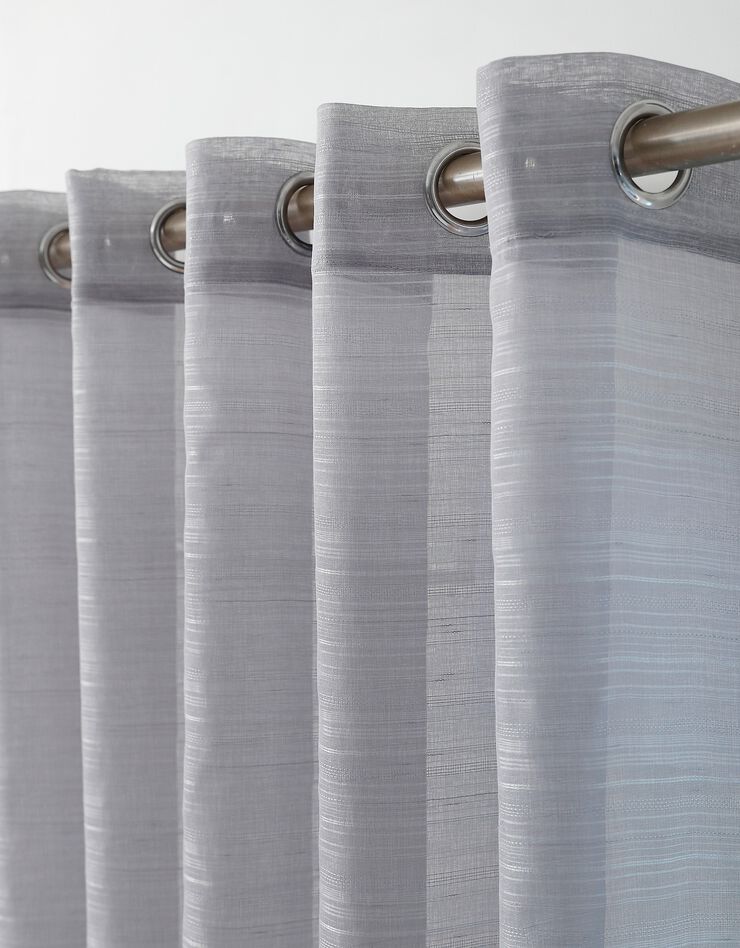 Panneau voile fines rayures (gris)