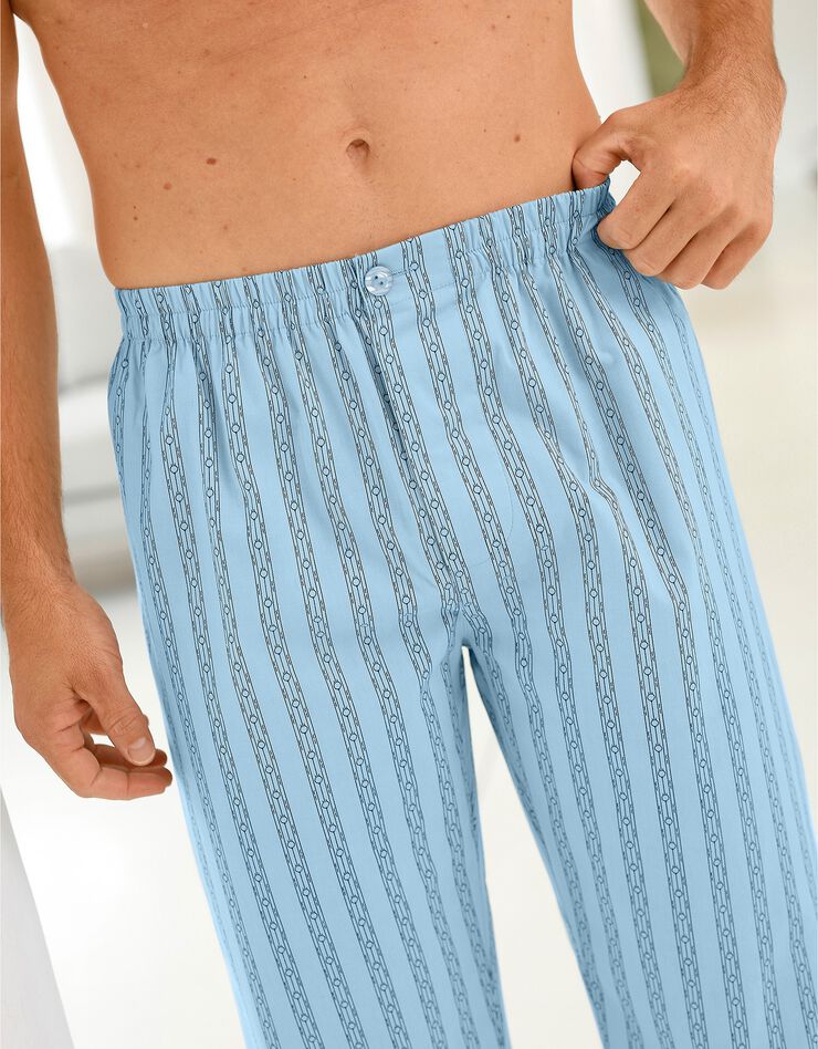 Pyjama - popeline coton (bleu) Pyjama - popeline coton (bleu)