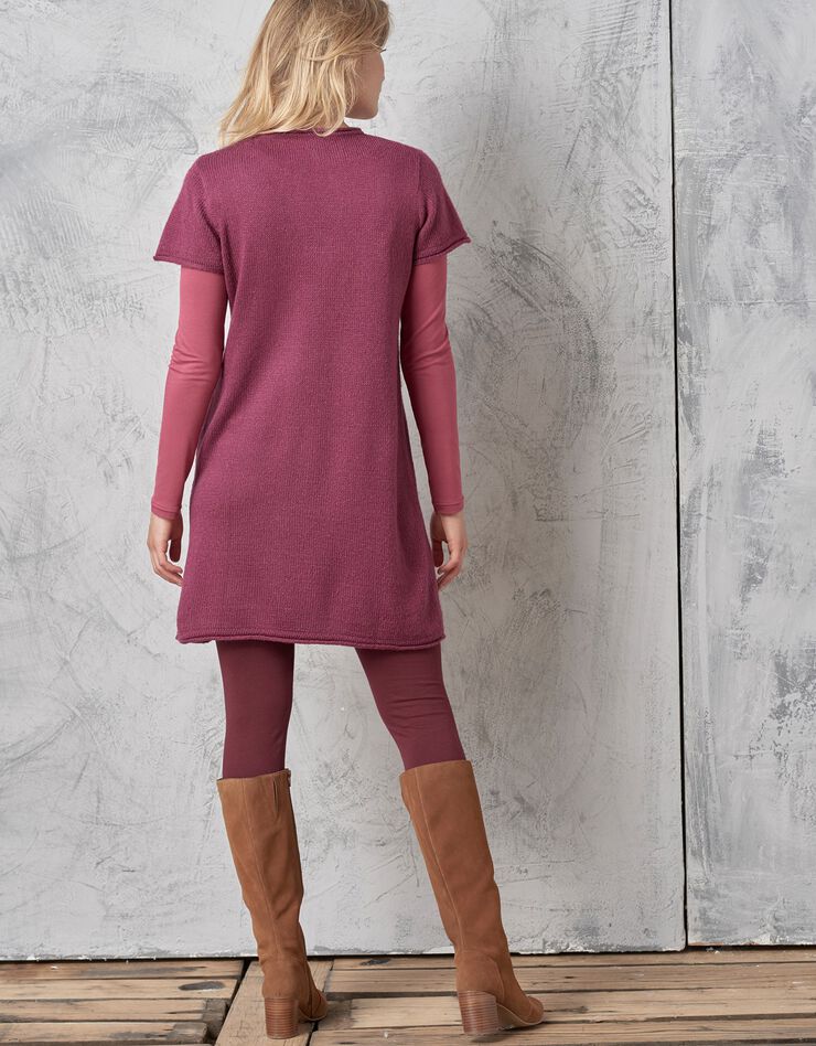 Legging taille élastiquée (prune foncé) Legging taille élastiquée (prune foncé)