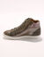 Basket montantes zippées en cuir souple effet irisé - taupe  (taupe)