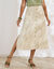 Jupe boutonnée, mélange coton-lin (sable)