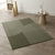 Tapis motif double arche (vert)