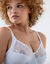 Soutien-gorge minimiseur microfibre et tulle brodé avec armatures - lot de 2 (blanc + blanc)