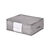 Housse rangement tissu gris pour couette (gris)