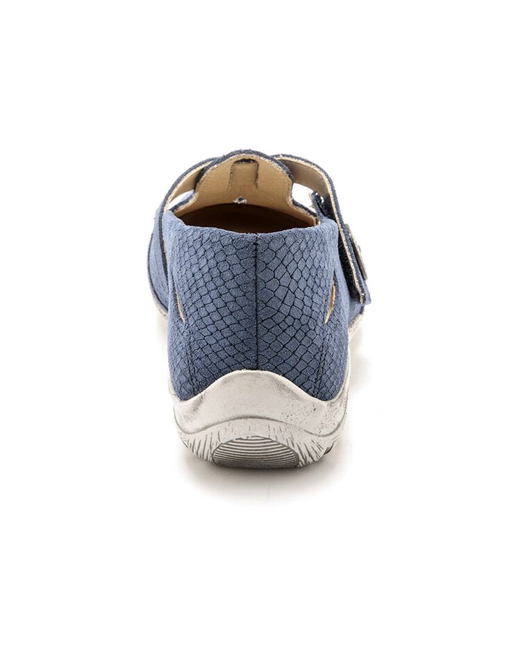Salomés cuir extra souple grande largeur - marine (marine) Salomés cuir extra souple grande largeur - marine (marine)
