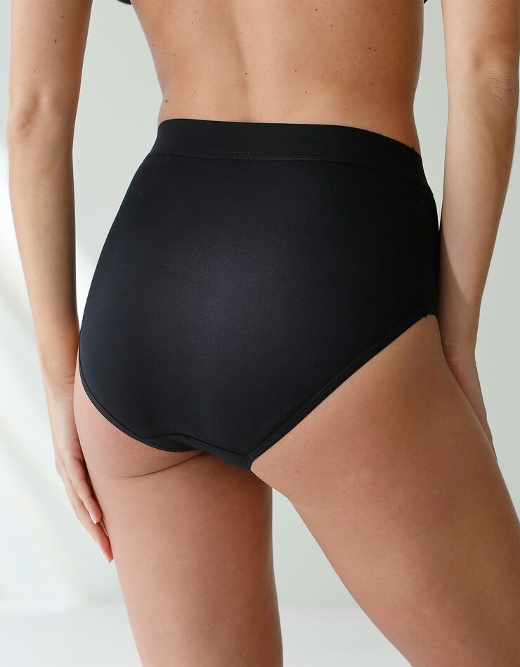 Culotte coton forme maxi "ourson" - lot de 10 (noir) Culotte coton forme maxi "ourson" - lot de 10 (noir)