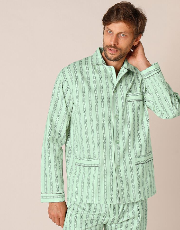 Pyjama - popeline coton (vert) Pyjama - popeline coton (vert)