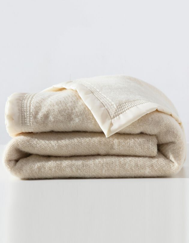 Couverture laine 1er prix 350g/m2 (écru)
