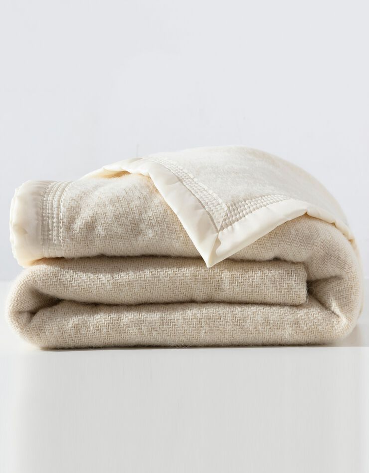 Couverture laine 1er prix 350g/m2 (écru)