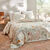 Linge de lit Mad&egrave;re imprim&eacute; proven&ccedil;al - en coton  (sable)