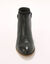 Boots plates en cuir (marine)