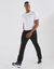 Jean droit basique coton stretch - L32 (black)
