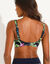 Haut de maillot de bain imprim&eacute; Banna avec armatures flexibles  - forme minimiseur (marine / multicolore)