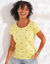 T-shirt imprimé minimaliste (jaune)
