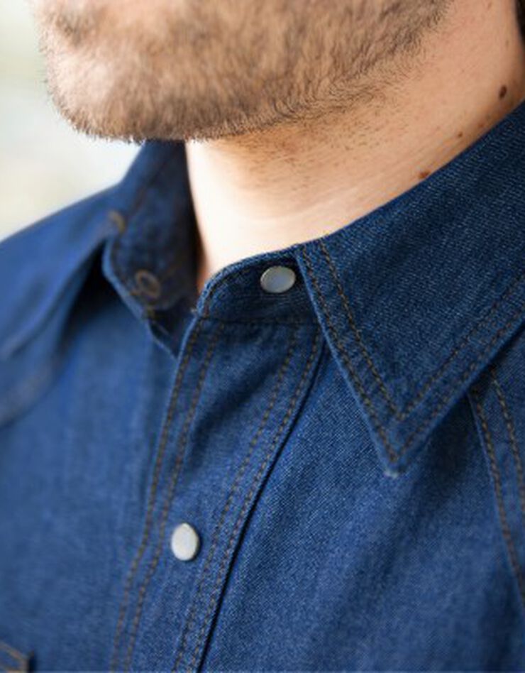 Chemise jean "western" (stone) Chemise jean "western" (stone)