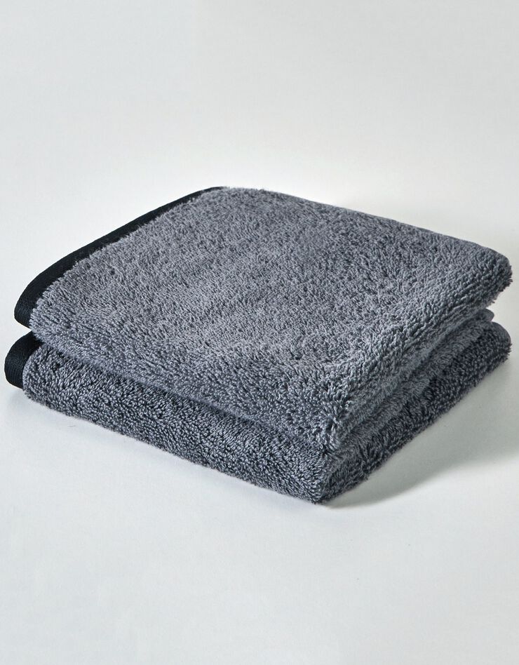 Eponge unie 540g/m2 confort luxe, collection "Intemporelle" (carbone)