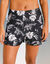 Short de bain flottant imprimé Tabika (noir / beige)