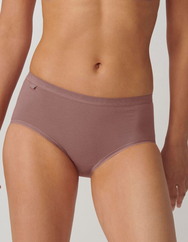 Slip maxi Basic+ gamme rose - 3+1 GRATUIT (1) (rose) Slip maxi Basic+ gamme rose - 3+1 GRATUIT (1) (rose)