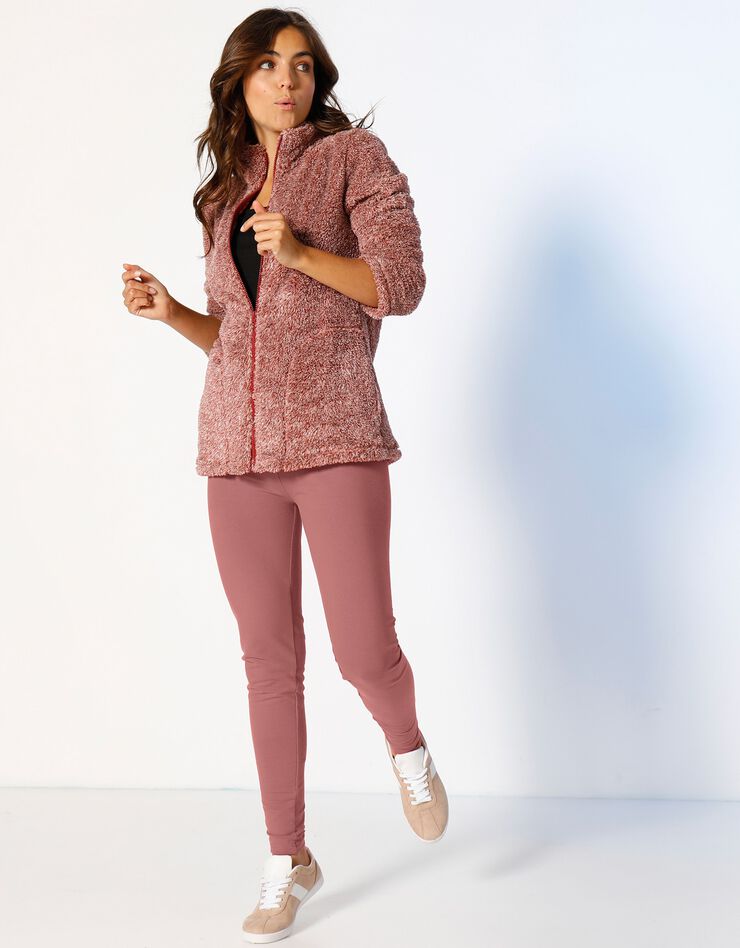 Legging taille haute spécial froid (bois de rose) Legging taille haute spécial froid (bois de rose)