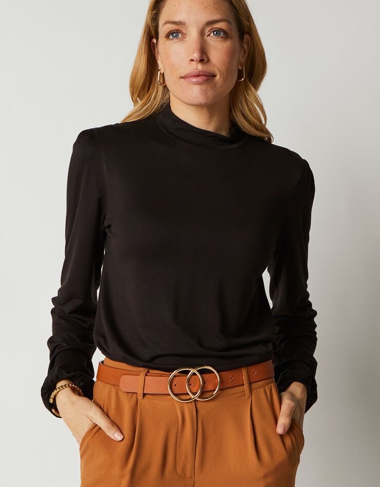 Sous-pull col montant (noir) Sous-pull col montant (noir)