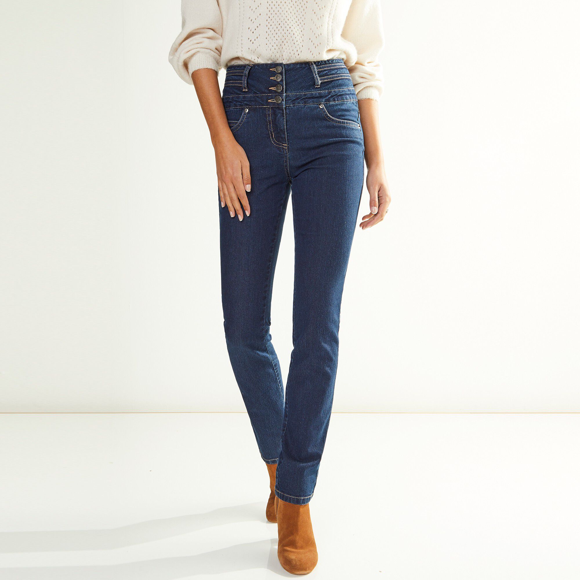 Blancheporte pantalon femme taille haute deals