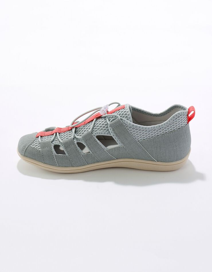 Sneakers ajourées à lacets élastiqués (gris) Sneakers ajourées à lacets élastiqués (gris)