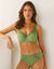 Soutien gorge uni brod&eacute; Olbia - avec armatures (vert)