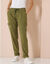 Pantalon cargo fluide (kaki)