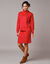 Jupe tricot en maille fantaisie (rouge)