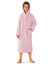Peignoir enfant éponge bouclette à capuche (rose)