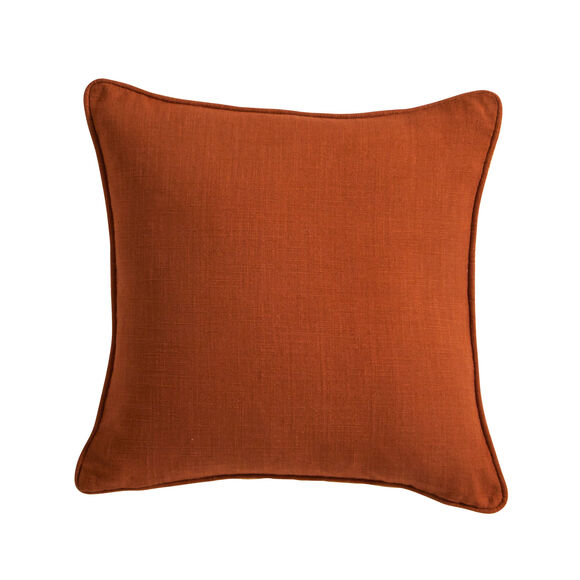 Coussin double face (terracotta)