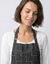 Tablier cuisine carreaux forme bavette (anthracite)