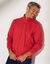 Sweat molleton col camionneur zippé (corail grisé)