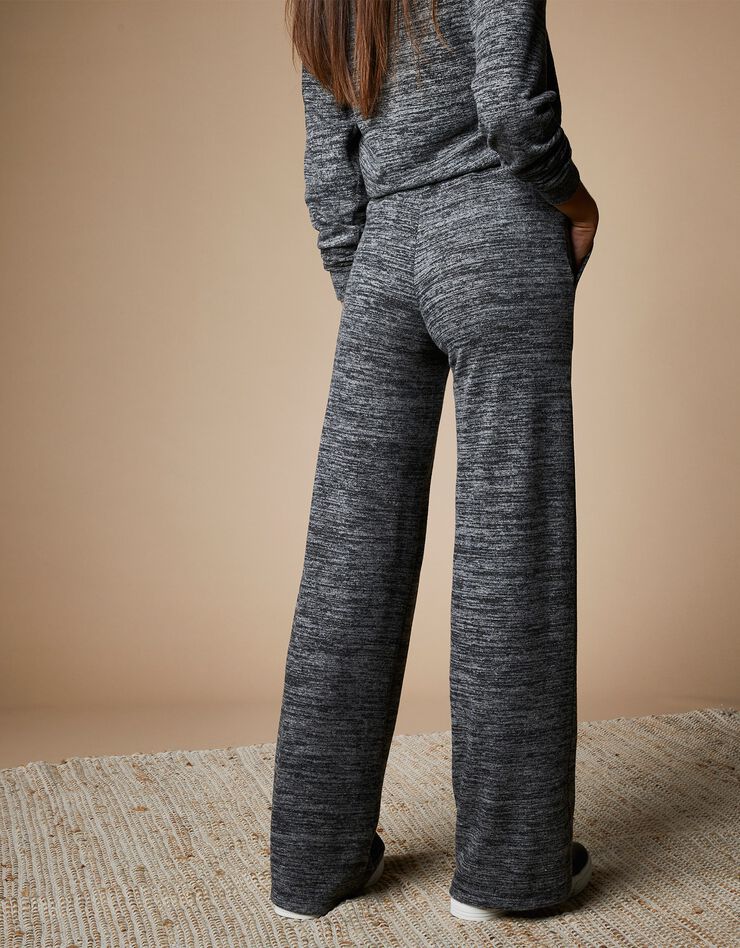 Pantalon coupe large (anthracite chiné) Pantalon coupe large (anthracite chiné)