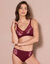 Soutien-gorge grand maintien microfibre Caminata - sans armatures (prune) Soutien-gorge grand maintien microfibre Caminata - sans armatures (prune)