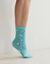 Chaussettes imprimées - lot de 3 paires (bleu / vert)