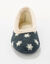 Chaussons forme ballerines (marine)