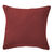 Housse de coussin unie bachette - lot de 2 (bordeaux)