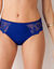 Culotte microfibre et guipure Rima - lot de 2 (bleu)