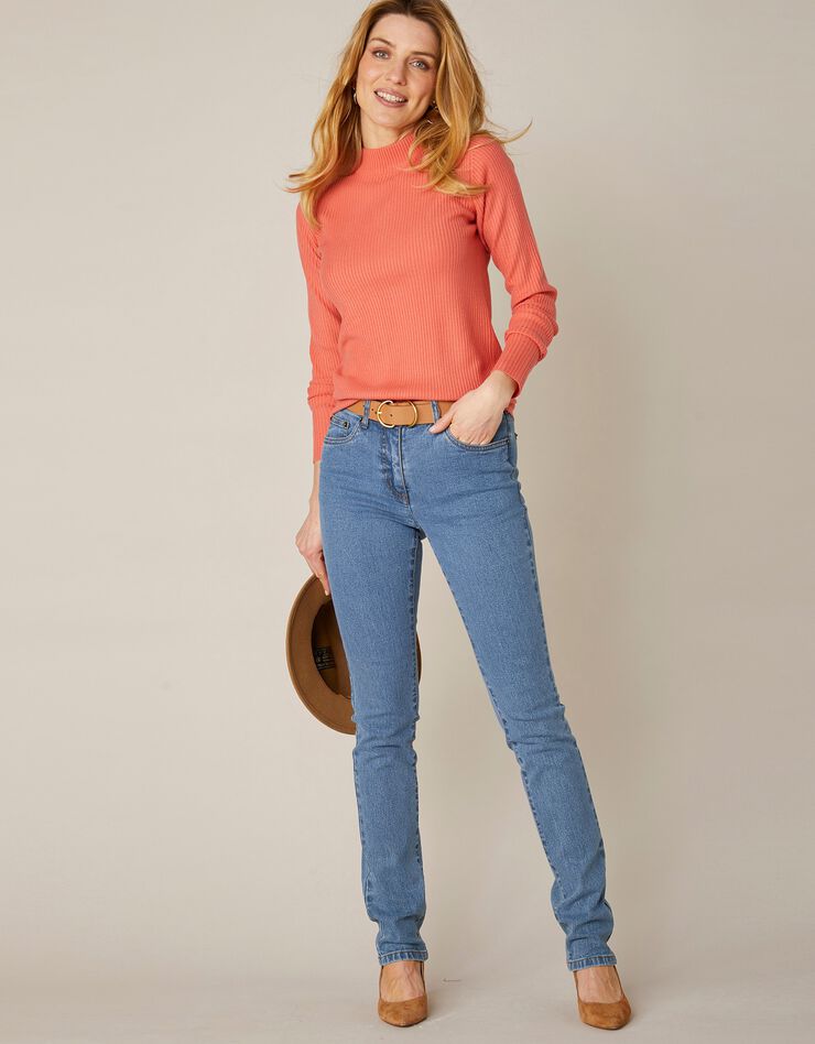 Jean droit stretch - petite stature (bleached) Jean droit stretch - petite stature (bleached)
