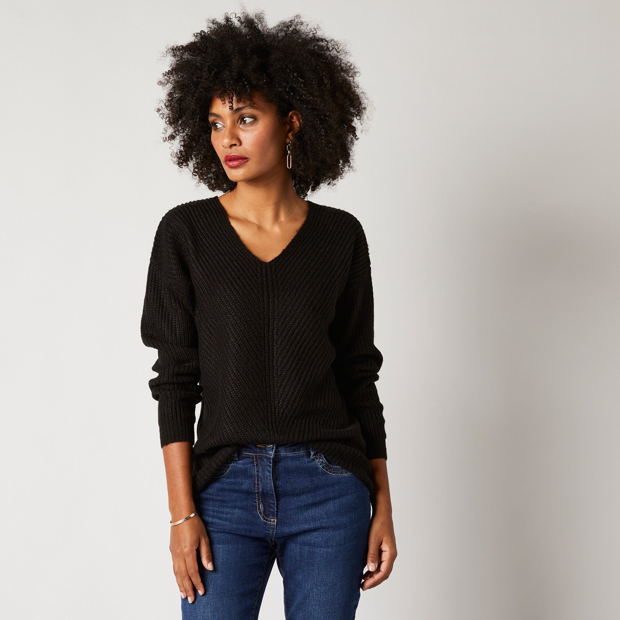 Pull maille deals anglaise