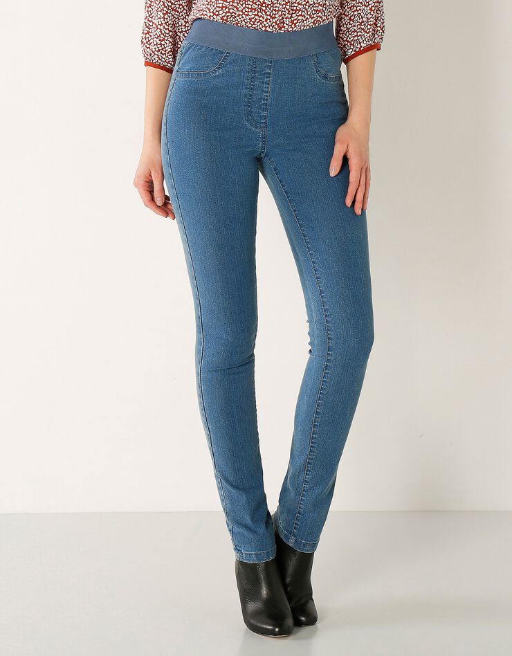 Jegging denim taille élastiquée - grande stature (bleached) Jegging denim taille élastiquée - grande stature (bleached)