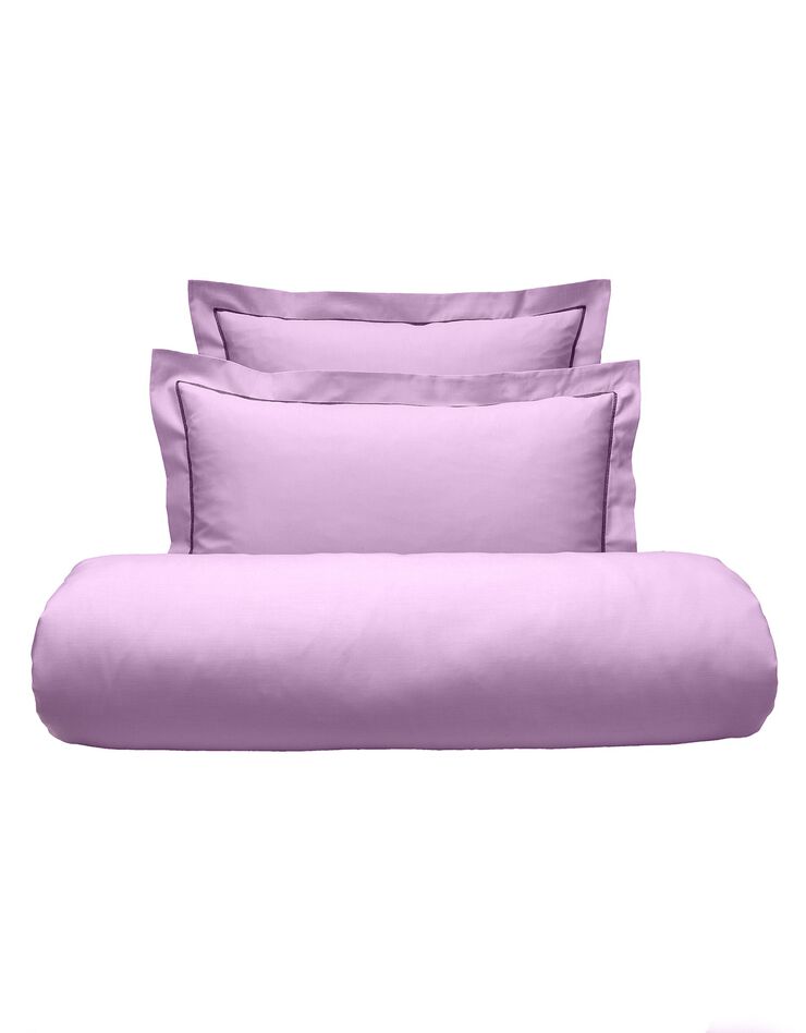 Linge de lit uni polycoton (lavande)
