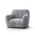 Housse bi-extensible microfibre gaufr&eacute;e graphique pour fauteuil et canap&eacute; (gris)
