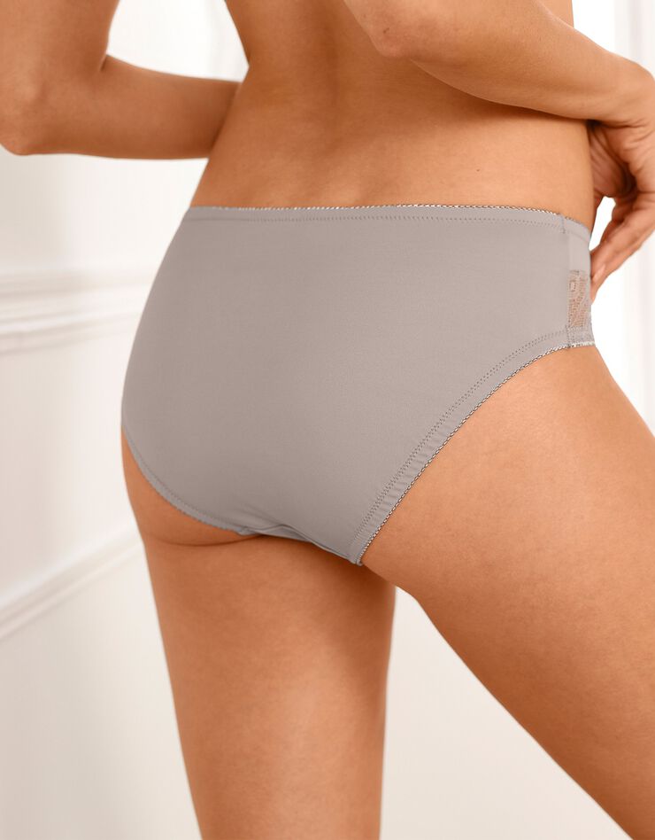 Culotte microfibre et dentelle Morella - lot de 2 (taupe) Culotte microfibre et dentelle Morella - lot de 2 (taupe)