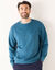 Sweat molleton col rond (bleu p&eacute;trole)